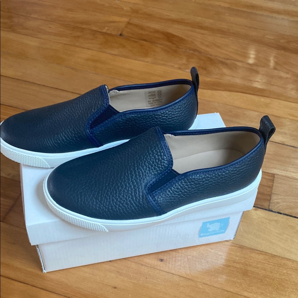 Elephantito Blue Slip-On Loafers